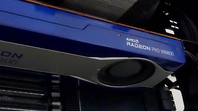 One or more Radeon Pro W6800 GPUs is a perfect compliment to the Threadripper Pro